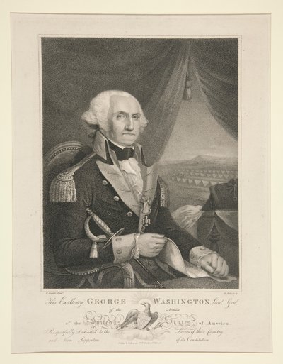 Jeho Excelence George Washington Lieu.t Gen.l od David Edwin