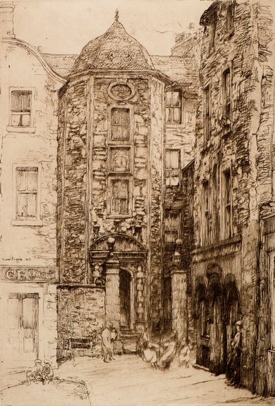 Strathmartine Lodging, 20. století (lept) od David Foggie