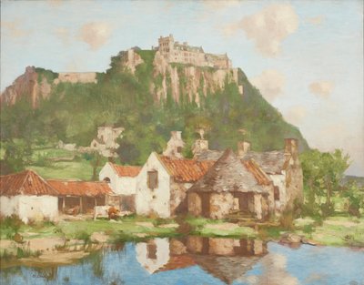 Pod hradbami hradu Stirling (olej na plátně) od David Gauld