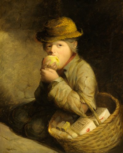 A Match Seller, cca 1859 (olej na plátně) od David Gilmour Blythe