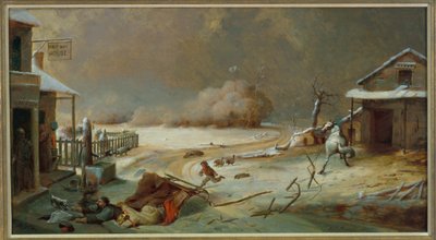 Dům na půli cesty, 1864 od David Gilmour Blythe