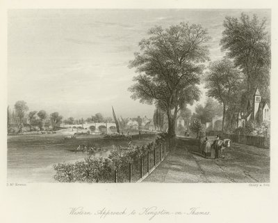 Západní příjezd do Kingston-on-Thames od David Hall McKewan