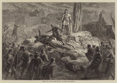 Scéna od Richarda Coeur de Lion, v divadle Drury Lane od David Henry Friston