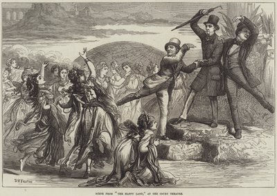 Scéna ze Šťastné země, ve Dvorním divadle od David Henry Friston