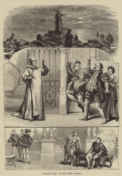 Dvanáctá noc v divadle Lyceum od David Henry Friston