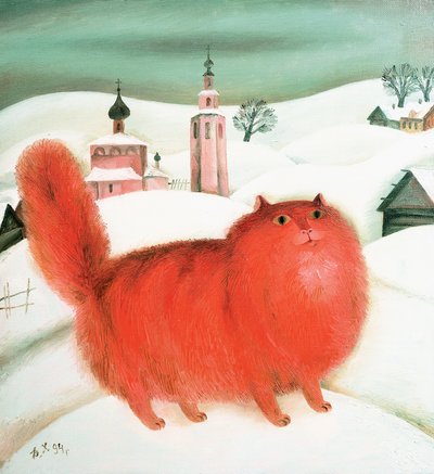 Červená kočka, 1994 od David Khaikin