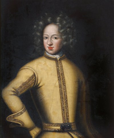 Karel XII. (1682–1718), falckrabě ze Zweibrückenu, švédský král od David Klöcker Ehrenstrahl