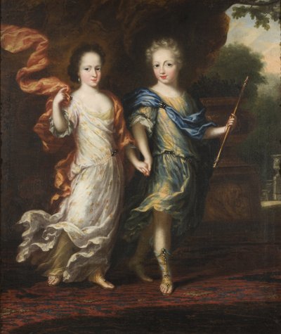 Karel XII., 1682–1718, švédský král, falckrabě ze Zweibrückenu, a Hedvika Sofie, 1681–1708, švédská princezna, vévodkyně z Holstein-Gottorpu od David Klöcker Ehrenstrahl