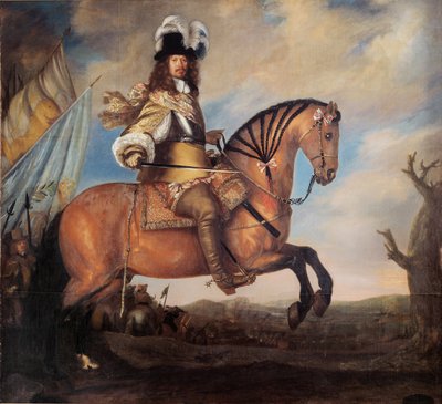 Portrét polního maršála Carla Gustafa Wrangela 1613-1676, 1652 od David Klöcker Ehrenstrahl