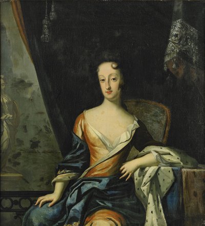 Portrét Ulriky Eleonory 1688-1741, královny Švédska od David Krafft von