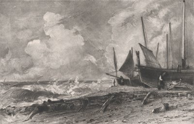 Mořská pláž, 1830. od David Lucas