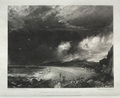 Různé předměty krajiny, charakteristické pro anglickou krajinu...Weymouth Bay, Dorsetshire, 1830. od David Lucas