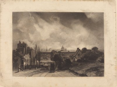 Chaty sira Richarda Steela od David Lucas after John Constable