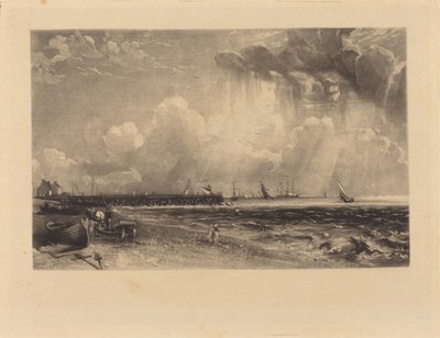 Yarmouth, Norfolk od David Lucas after John Constable