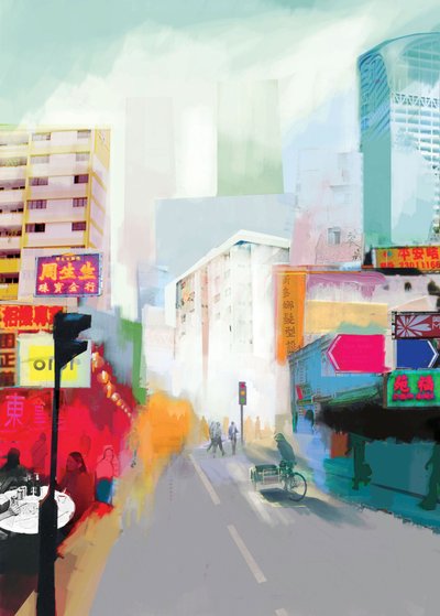 Dopis ze Singapuru, 2012, Mixed Media od David McConochie