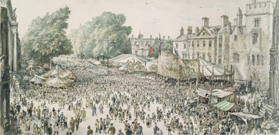 Veletrh St. Giles Fair, Oxford od David Muirhead Bone