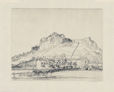 Hrad Stirling od David Muirhead Bone