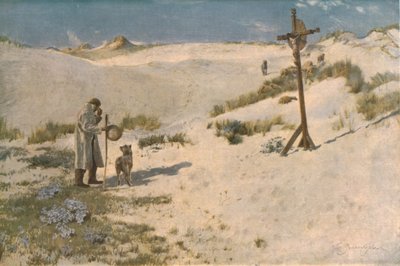 Kříž na dunách, konec 19.-začátek 20. století, c1930. od David Murray