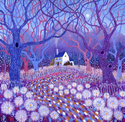 Ústup, 2014 (akryl na plátně) od David Newton