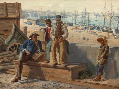 Negro Boys na Quayside od David Norslup