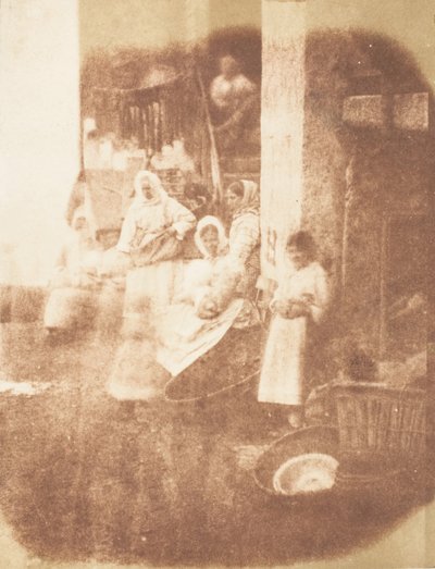 Newhaven Fishwives, 1843-47. Tvůrci: David Octavius Hill, Robert Adamson, Hill & Adamson. od Hill and Adamson