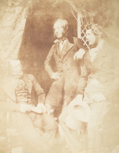 Ogilvie Fairly, kapitán Hamilton a Gilmore, 1843-47. Tvůrci: David Octavius Hill, Robert Adamson, Hill & Adamson. od Hill and Adamson
