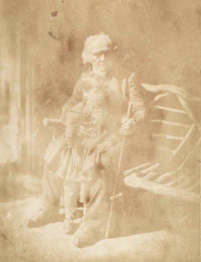 Rev. Dr. Thomas Chalmers a Thomas Chalmers Hanna, 1843-47. Tvůrci: David Octavius Hill, Robert Adamson, Hill & Adamson. od Hill and Adamson