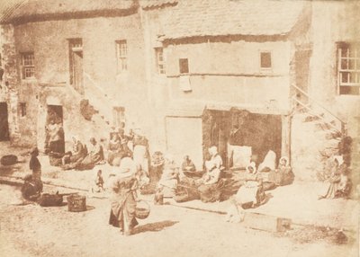 St. Andrews. Severní ulice, Fishergate, 1843-47. Tvůrci: David Octavius Hill, Robert Adamson, Hill & Adamson. od Hill and Adamson
