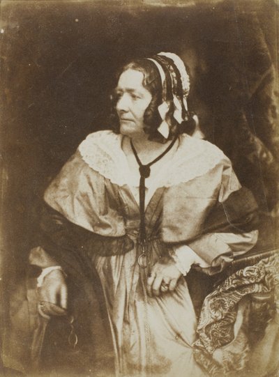 Paní Anna Brownell Jameson, 1844 od David Octavius Hill