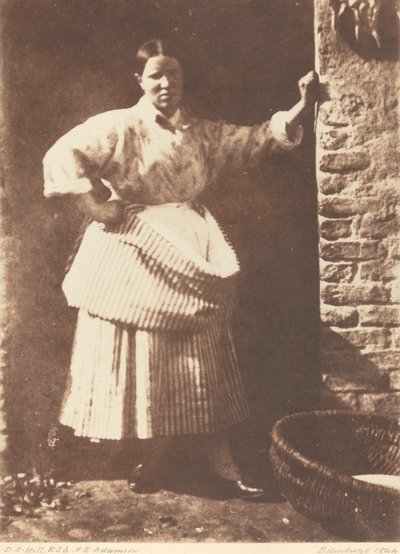 Rybářka z Newhavenu od David Octavius Hill and Robert Adamson