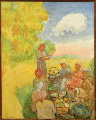 Brigáda o přestávce od David Petrowitsch Sterenberg