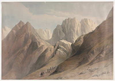Výstup na Dolní pohoří Sinaje, 1839. od David Roberts