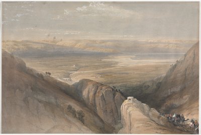 Sestup z Jordánského údolí od David Roberts