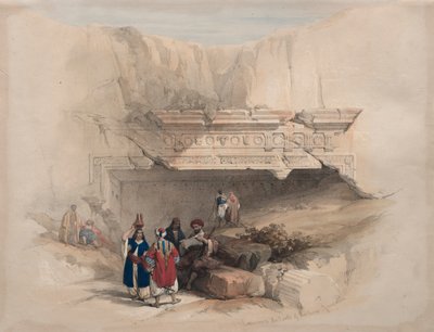 Vchod do hrobek králů, Jeruzalém od David Roberts