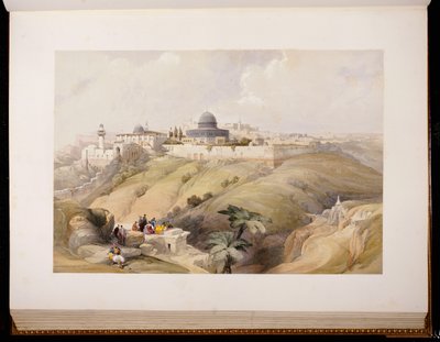 Jeruzalém, 9. dubna 1839, vyryl Louis Haghe, 1843 od David Roberts