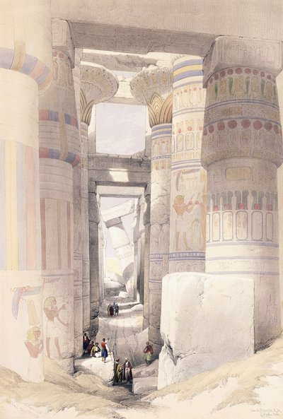 Karnac, 27. listopadu 1838, 1842-1849 od David Roberts