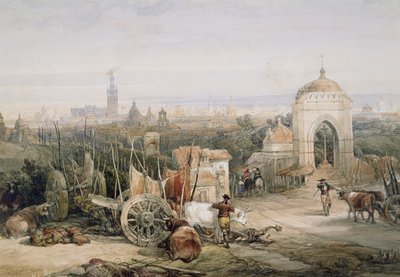 Sevilla z Cruz del Campo od David Roberts