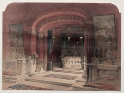Svatyně Zvěstování, Nazareth, 1839. od David Roberts