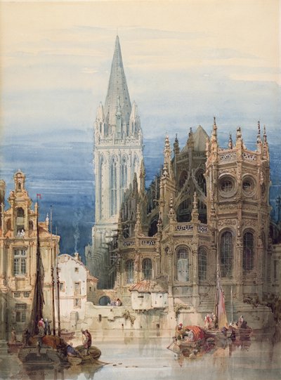St. Pierre, Caen od David Roberts