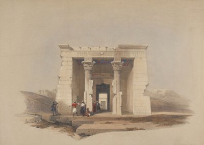 Dendurský chrám, Núbie od David Roberts