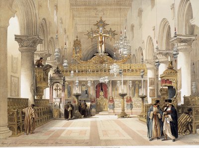 Kaple svaté Kateřiny v klášteře Mount Sinai od Davida Robertse od David Roberts