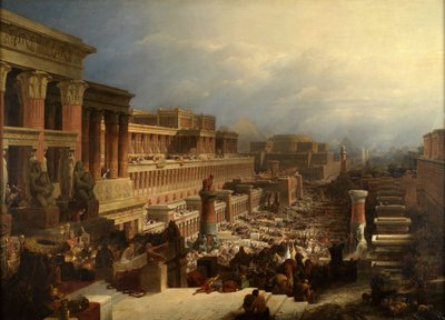 Odchod Izraelitů, 1829 od David Roberts