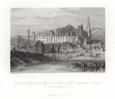 Velká mešita a Alcazar od David Roberts