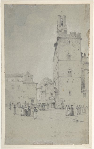 Palazzo dei Priori, Volterra od David Roberts