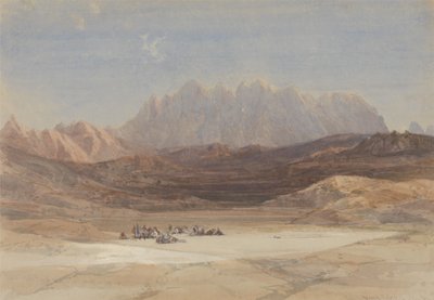 Rovina El Raheh, hora Sinaj od David Roberts