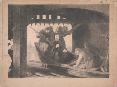 Vévoda z Gloucesteru přijat do vodní brány Calais, 1380 od David Scott