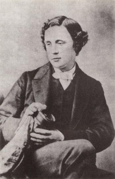 Lewis Carroll, anglický spisovatel (č/b fotografie) od David Scott Lieutenant-Colonel (after) Dodgson