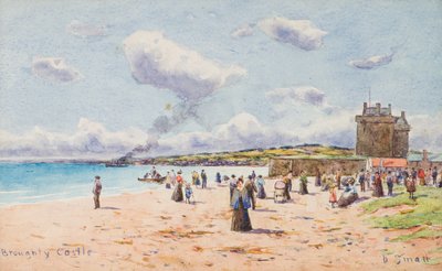 Broughty Castle (akvarel) od David Small