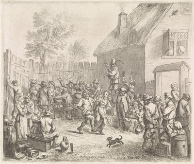 Farmářský jarmark od David Teniers (II)