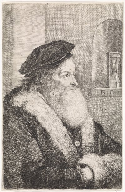 Starý muž s vousy od David Teniers (II)